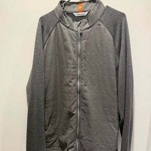 Peter Millar Gray Full-Zip Jacket